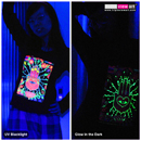 "The Hand" UV-Blacklight & Glow-In-The-Dark Womens Hoodie